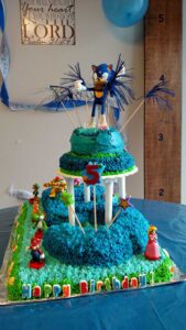 Sonic Mario Birthday Cake By Liberty At B4 And Afters Project Blog